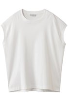 【ザ リラクス/THE RERACS】のスリーブレスTシャツ 人気、トレンドファッション・服の通販 founy(ファニー) ファッション Fashion レディースファッション Fashion for Women トップス・カットソー Cut & Sew Tops シャツ・ブラウス・オフィスカジュアル Elegant Blouses & Button-Ups ロングTシャツ・Tシャツ Longline T-Shirts & Tees カットソー・ベーシックTシャツ Cut-and-Sewn Tops / Stretch Tees & Basics ショート Short, Short Length スリーブ Sleeve, Long Sleeve / Short Sleeve ベーシック Basic, Essential thumbnail ホワイト|ID: prp329100004930248 ipo3291000000037002469