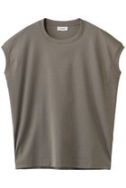 【ザ リラクス/THE RERACS】のスリーブレスTシャツ 人気、トレンドファッション・服の通販 founy(ファニー) ファッション Fashion レディースファッション Fashion for Women トップス・カットソー Cut & Sew Tops シャツ・ブラウス・オフィスカジュアル Elegant Blouses & Button-Ups ロングTシャツ・Tシャツ Longline T-Shirts & Tees カットソー・ベーシックTシャツ Cut-and-Sewn Tops / Stretch Tees & Basics ショート Short, Short Length スリーブ Sleeve, Long Sleeve / Short Sleeve ベーシック Basic, Essential thumbnail グレージュ|ID: prp329100004930248 ipo3291000000037002471