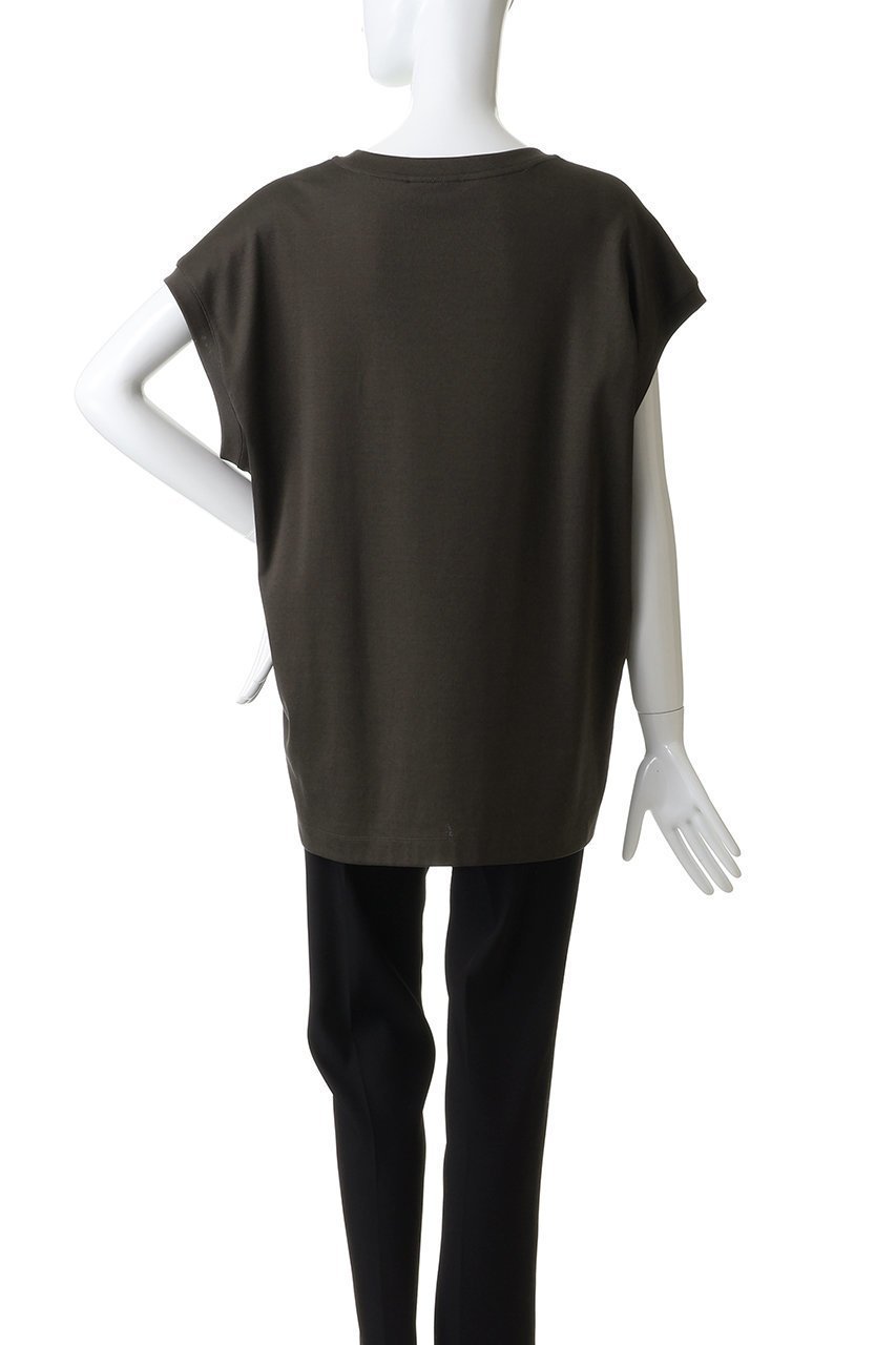 【ザ リラクス/THE RERACS】のスリーブレスTシャツ 人気、トレンドファッション・服の通販 founy(ファニー) 　ファッション　Fashion　レディースファッション　Fashion for Women　トップス・カットソー　Cut & Sew Tops　シャツ・ブラウス・オフィスカジュアル　Elegant Blouses & Button-Ups　ロングTシャツ・Tシャツ　Longline T-Shirts & Tees　カットソー・ベーシックTシャツ　Cut-and-Sewn Tops / Stretch Tees & Basics　ショート　Short, Short Length　スリーブ　Sleeve, Long Sleeve / Short Sleeve　ベーシック　Basic, Essential　other-4|ID: prp329100004930248 ipo3291000000037002478