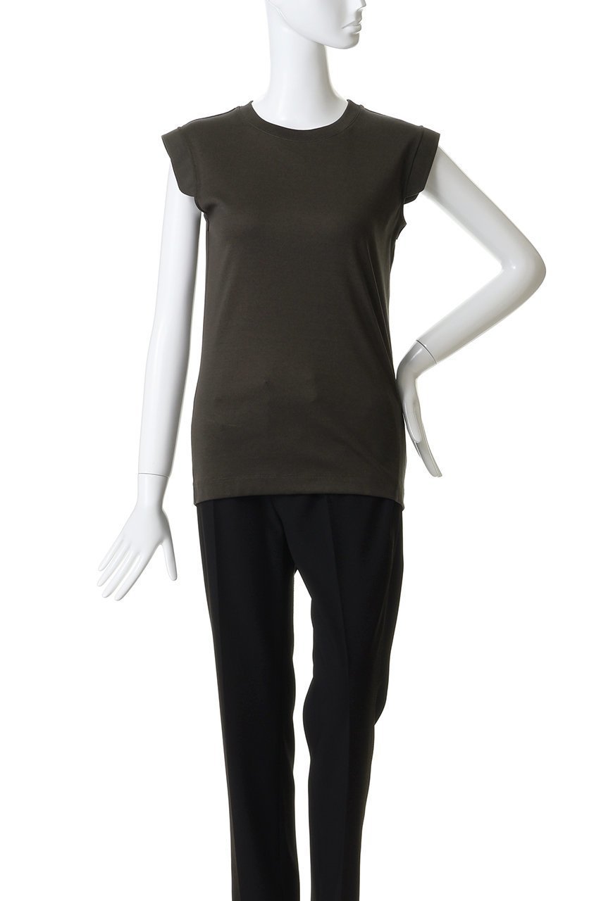 【ザ リラクス/THE RERACS】のショルダースイッチングタンクトップ 人気、トレンドファッション・服の通販 founy(ファニー) 　ファッション　Fashion　レディースファッション　Fashion for Women　トップス・カットソー　Cut & Sew Tops　キャミソール&ノースリーブ　Camisoles & Sleeveless Tops　シャツ・ブラウス・オフィスカジュアル　Elegant Blouses & Button-Ups　ロングTシャツ・Tシャツ　Longline T-Shirts & Tees　カットソー・ベーシックTシャツ　Cut-and-Sewn Tops / Stretch Tees & Basics　なめらか　Smooth, Silky Texture　インナー　Innerwear　キャミソール　Camisole, Spaghetti Strap Top　コンパクト　Compact, Small Size　ショルダー　Shoulder, Shoulder Strap　シンプル　Simple, Minimal　ジャケット　Jacket, Outerwear　タンク　Tank Top, Sleeveless Top　バランス　Balance, Style Balance　other-2|ID: prp329100004930250 ipo3291000000037002492