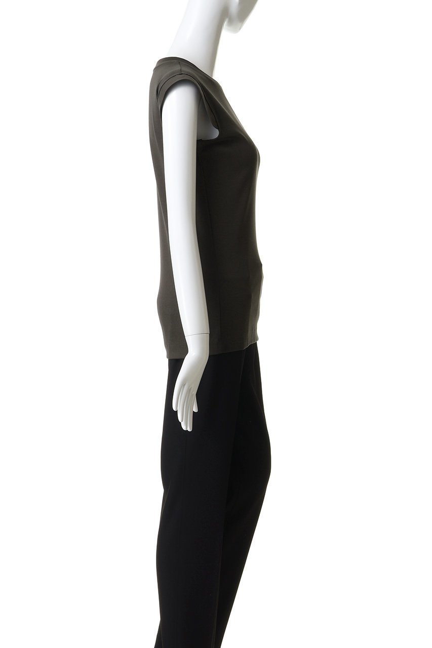 【ザ リラクス/THE RERACS】のショルダースイッチングタンクトップ 人気、トレンドファッション・服の通販 founy(ファニー) 　ファッション　Fashion　レディースファッション　Fashion for Women　トップス・カットソー　Cut & Sew Tops　キャミソール&ノースリーブ　Camisoles & Sleeveless Tops　シャツ・ブラウス・オフィスカジュアル　Elegant Blouses & Button-Ups　ロングTシャツ・Tシャツ　Longline T-Shirts & Tees　カットソー・ベーシックTシャツ　Cut-and-Sewn Tops / Stretch Tees & Basics　なめらか　Smooth, Silky Texture　インナー　Innerwear　キャミソール　Camisole, Spaghetti Strap Top　コンパクト　Compact, Small Size　ショルダー　Shoulder, Shoulder Strap　シンプル　Simple, Minimal　ジャケット　Jacket, Outerwear　タンク　Tank Top, Sleeveless Top　バランス　Balance, Style Balance　other-3|ID: prp329100004930250 ipo3291000000037002494