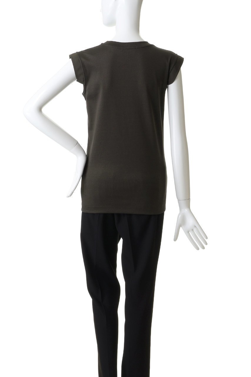 【ザ リラクス/THE RERACS】のショルダースイッチングタンクトップ 人気、トレンドファッション・服の通販 founy(ファニー) 　ファッション　Fashion　レディースファッション　Fashion for Women　トップス・カットソー　Cut & Sew Tops　キャミソール&ノースリーブ　Camisoles & Sleeveless Tops　シャツ・ブラウス・オフィスカジュアル　Elegant Blouses & Button-Ups　ロングTシャツ・Tシャツ　Longline T-Shirts & Tees　カットソー・ベーシックTシャツ　Cut-and-Sewn Tops / Stretch Tees & Basics　なめらか　Smooth, Silky Texture　インナー　Innerwear　キャミソール　Camisole, Spaghetti Strap Top　コンパクト　Compact, Small Size　ショルダー　Shoulder, Shoulder Strap　シンプル　Simple, Minimal　ジャケット　Jacket, Outerwear　タンク　Tank Top, Sleeveless Top　バランス　Balance, Style Balance　other-4|ID: prp329100004930250 ipo3291000000037002496