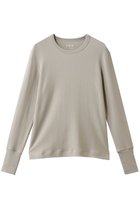 【スリー ドッツ/three dots】のスフレコットン ロングスリーブ グレーベージュ|ID: prp329100004930270 ipo3291000000037002664