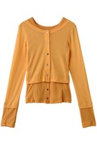 【メゾンスペシャル/MAISON SPECIAL】の2WAY Neck Bicolor Comfort Top/2WAYネックバイカラーコンフィートップ ORG(オレンジ)|ID: prp329100004930300 ipo3291000000037002990