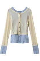 【メゾンスペシャル/MAISON SPECIAL】の2WAY Neck Bicolor Comfort Top/2WAYネックバイカラーコンフィートップ YEL(イエロー)|ID: prp329100004930300 ipo3291000000037002992