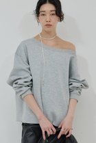 【ガリャルダガランテ/GALLARDAGALANTE】のボートネックスウェット グレー|ID: prp329100004930308 ipo3291000000037003102