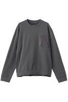 【エムエムシックス メゾンマルジェラ/MM6 Maison Margiela / MEN】の【MEN】スウェットシャツ 人気、トレンドファッション・服の通販 founy(ファニー) ファッション Fashion メンズファッション Fashion for Men トップス・カットソー Cut & Sew Tops パーカー・フーディー / カジュアルコーデ Hoodies & Parkas メンズシャツ Shirts スウェット / スエット Sweatshirt, Sweatwear スリーブ Sleeve, Long Sleeve / Short Sleeve ポケット Pocket, Pocket Detail ロング Long, Long-Length |ID:prp329100004930312