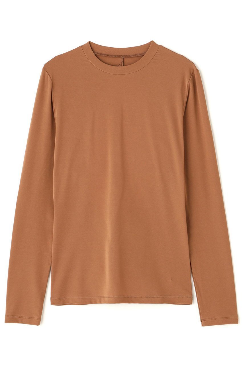 【アドーア/ADORE】のハイツイストフライスカットソー インテリア・キッズ・メンズ・レディースファッション・服の通販 founy(ファニー) 　ファッション　Fashion　レディースファッション　Fashion for Women　トップス・カットソー　Cut & Sew Tops　シャツ・ブラウス・オフィスカジュアル　Elegant Blouses & Button-Ups　ロングTシャツ・Tシャツ　Longline T-Shirts & Tees　カットソー・ベーシックTシャツ　Cut-and-Sewn Tops / Stretch Tees & Basics　カッティング　Cutting Detail　カットソー　Cut and Sewn Top　スタンダード　Standard, Basic　ストレッチ　Stretch, Stretchy Fabric　スリーブ　Sleeve, Long Sleeve / Short Sleeve　ロング　Long, Long-Length　ブラウン|ID: prp329100004930314 ipo3291000000037003177