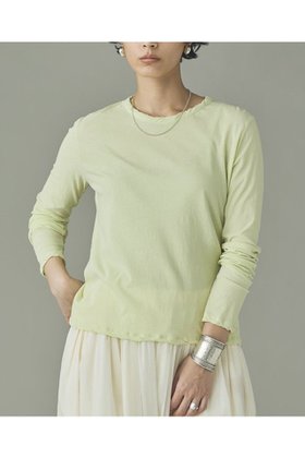 【カレンソロジー/Curensology】のキョウネンシャコウテンジクプルオーバー 人気、トレンドファッション・服の通販 founy(ファニー) ファッション Fashion レディースファッション Fashion for Women トップス・カットソー Cut & Sew Tops シャツ・ブラウス・オフィスカジュアル Elegant Blouses & Button-Ups ロングTシャツ・Tシャツ Longline T-Shirts & Tees カジュアルプルオーバー・ニットトップス Pullovers & Knit Tops / Casual Pullovers カットソー・ベーシックTシャツ Cut-and-Sewn Tops / Stretch Tees & Basics インナー Innerwear カリフォルニア California, Cali Style シアー Sheer, See-Through スウェット / スエット Sweatshirt, Sweatwear スリーブ Sleeve, Long Sleeve / Short Sleeve 定番 Standard, Basic Item ベスト Vest, Waistcoat ロング Long, Long-Length 夏 Summer |ID:prp329100004930323