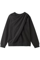 【メゾンスペシャル/MAISON SPECIAL】のTwist Cut-Off Sweat Top/ツイストカットオフスウェットトップ C.GRY(チャコールグレー)|ID: prp329100004930326 ipo3291000000037003302