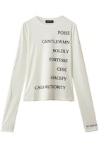 【メゾンスペシャル/MAISON SPECIAL】のLogo Sheer Top/ロゴタイポスキューバトップ WHT(ホワイト)|ID: prp329100004930330 ipo3291000000037003347