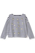 【ミュベール/MUVEIL】のレモンボーダープルオーバー 人気、トレンドファッション・服の通販 founy(ファニー) ファッション Fashion レディースファッション Fashion for Women トップス・カットソー Cut & Sew Tops シャツ・ブラウス・オフィスカジュアル Elegant Blouses & Button-Ups ロングTシャツ・Tシャツ Longline T-Shirts & Tees カジュアルプルオーバー・ニットトップス Pullovers & Knit Tops / Casual Pullovers カットソー・ベーシックTシャツ Cut-and-Sewn Tops / Stretch Tees & Basics シルバー Silver, Metallic Silver スパンコール Sequins, Sequin Embellishment スリーブ Sleeve, Long Sleeve / Short Sleeve ネオン Neon, Neon Color ロング Long, Long-Length 定番 Standard, Basic Item thumbnail ネイビー|ID: prp329100004930333 ipo3291000000037003376