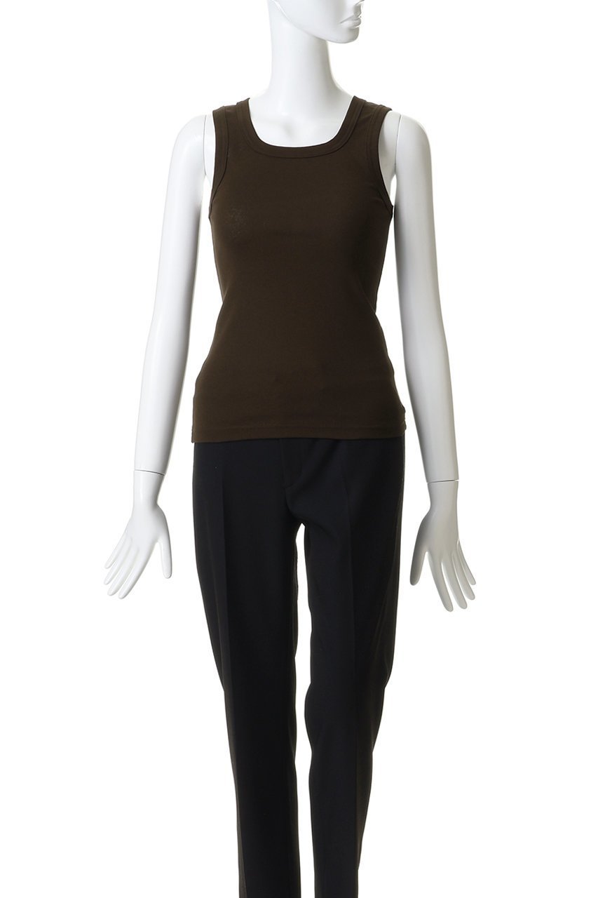 【フジ/FUJI】のCOTTON SQUARE TANK TOP 人気、トレンドファッション・服の通販 founy(ファニー) 　ファッション　Fashion　レディースファッション　Fashion for Women　トップス・カットソー　Cut & Sew Tops　キャミソール&ノースリーブ　Camisoles & Sleeveless Tops　シャツ・ブラウス・オフィスカジュアル　Elegant Blouses & Button-Ups　ロングTシャツ・Tシャツ　Longline T-Shirts & Tees　カットソー・ベーシックTシャツ　Cut-and-Sewn Tops / Stretch Tees & Basics　インナー　Innerwear　キャミソール　Camisole, Spaghetti Strap Top　シンプル　Simple, Minimal　タンク　Tank Top, Sleeveless Top　デコルテ　Décolleté, Neckline　other-2|ID: prp329100004930337 ipo3291000000037003404