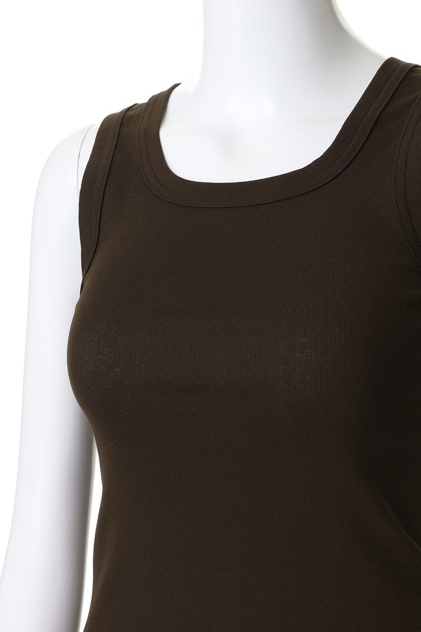 【フジ/FUJI】のCOTTON SQUARE TANK TOP 人気、トレンドファッション・服の通販 founy(ファニー) 　ファッション　Fashion　レディースファッション　Fashion for Women　トップス・カットソー　Cut & Sew Tops　キャミソール&ノースリーブ　Camisoles & Sleeveless Tops　シャツ・ブラウス・オフィスカジュアル　Elegant Blouses & Button-Ups　ロングTシャツ・Tシャツ　Longline T-Shirts & Tees　カットソー・ベーシックTシャツ　Cut-and-Sewn Tops / Stretch Tees & Basics　インナー　Innerwear　キャミソール　Camisole, Spaghetti Strap Top　シンプル　Simple, Minimal　タンク　Tank Top, Sleeveless Top　デコルテ　Décolleté, Neckline　other-5|ID: prp329100004930337 ipo3291000000037003410