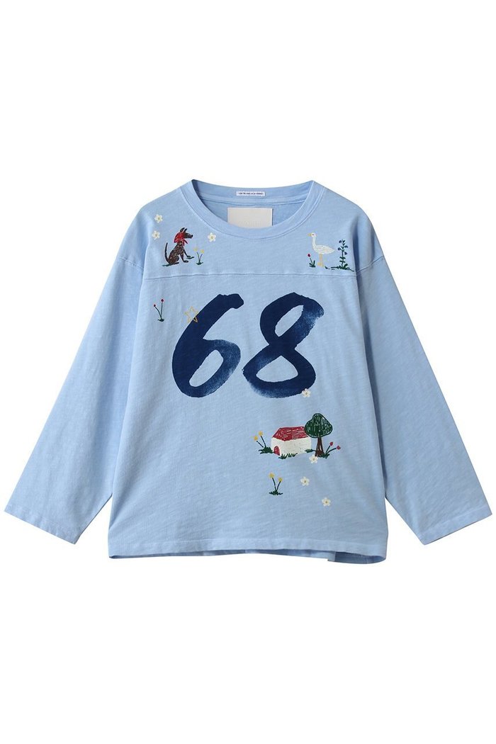 【マザー/MOTHER】のTHE FOOTBALLER 68ホリデービレッジトップス (FBA) インテリア・キッズ・メンズ・レディースファッション・服の通販 founy(ファウニー) https://founy.com/ ファッション Fashion レディースファッション Fashion for Women トップス・カットソー Cut & Sew Tops シャツ・ブラウス・オフィスカジュアル Elegant Blouses & Button-Ups ロングTシャツ・Tシャツ Longline T-Shirts & Tees カットソー・ベーシックTシャツ Cut-and-Sewn Tops / Stretch Tees & Basics グラフィック Graphic, Graphic Design スリーブ Sleeve, Long Sleeve / Short Sleeve デニム Denim, Jeans Material フレア Flare, Flared ボトム Bottoms, Lower Wear ロング Long, Long-Length |ID: prp329100004930342 ipo3291000000037003453