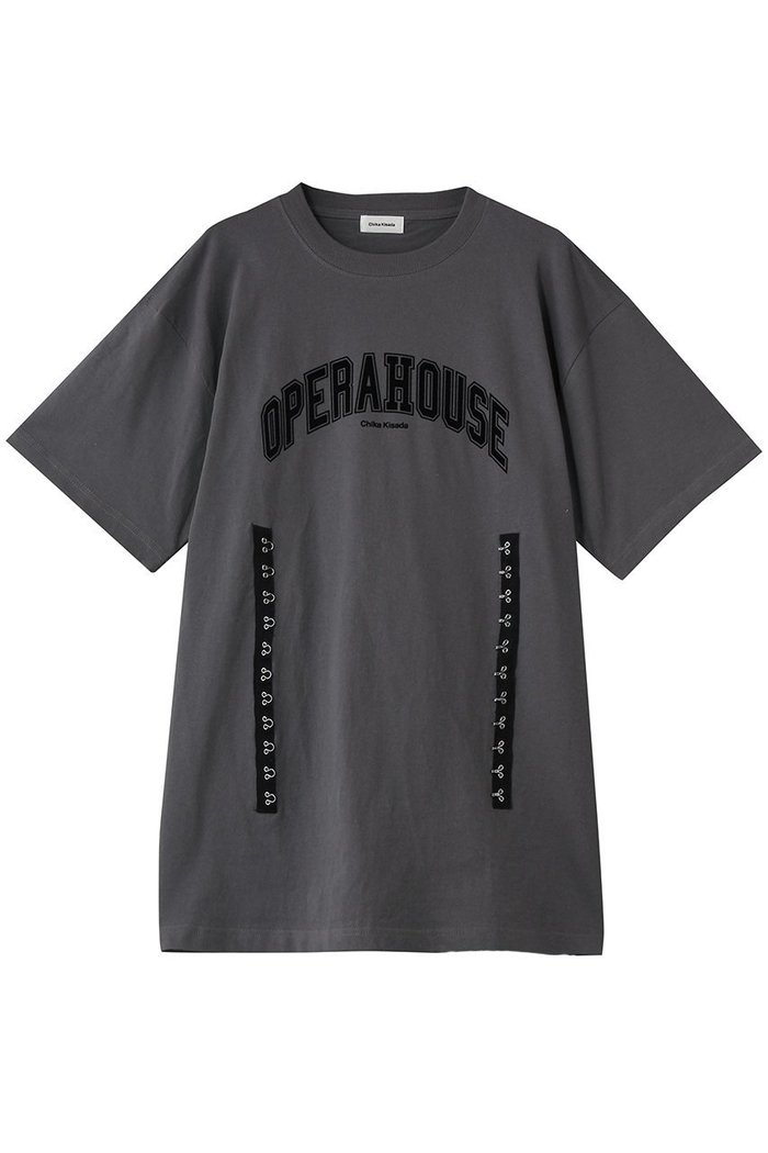 【チカ キサダ/CHIKA KISADA】のOPERA HOUSE コルセット ビッグTシャツ インテリア・キッズ・メンズ・レディースファッション・服の通販 founy(ファウニー) https://founy.com/ ファッション Fashion レディースファッション Fashion for Women トップス・カットソー Cut & Sew Tops シャツ・ブラウス・オフィスカジュアル Elegant Blouses & Button-Ups ロングTシャツ・Tシャツ Longline T-Shirts & Tees カットソー・ベーシックTシャツ Cut-and-Sewn Tops / Stretch Tees & Basics インナー Innerwear コルセット Corset, Bustier ショート Short, Short Length ジャケット Jacket, Outerwear スリーブ Sleeve, Long Sleeve / Short Sleeve デニム Denim, Jeans Material ビッグ Big, Oversized フロント Front, Front Design |ID: prp329100004930352 ipo3291000000037003563