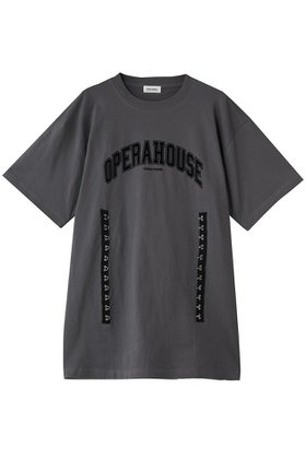 【チカ キサダ/CHIKA KISADA】のOPERA HOUSE コルセット ビッグTシャツ 人気、トレンドファッション・服の通販 founy(ファニー) ファッション Fashion レディースファッション Fashion for Women トップス・カットソー Cut & Sew Tops シャツ・ブラウス・オフィスカジュアル Elegant Blouses & Button-Ups ロングTシャツ・Tシャツ Longline T-Shirts & Tees カットソー・ベーシックTシャツ Cut-and-Sewn Tops / Stretch Tees & Basics インナー Innerwear コルセット Corset, Bustier ショート Short, Short Length ジャケット Jacket, Outerwear スリーブ Sleeve, Long Sleeve / Short Sleeve デニム Denim, Jeans Material ビッグ Big, Oversized フロント Front, Front Design |ID:prp329100004930352