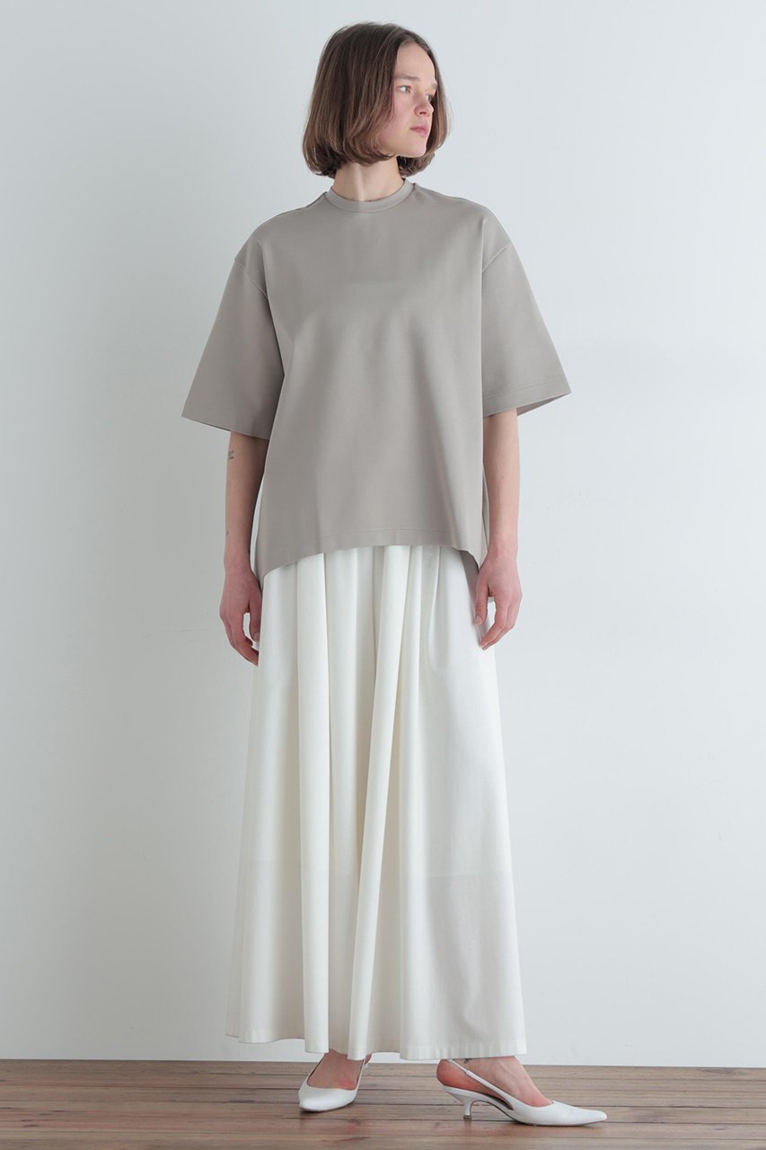 【ル フィル/LE PHIL】のハイネックBIG Tシャツ 人気、トレンドファッション・服の通販 founy(ファニー) 　ファッション　Fashion　レディースファッション　Fashion for Women　トップス・カットソー　Cut & Sew Tops　シャツ・ブラウス・オフィスカジュアル　Elegant Blouses & Button-Ups　ロングTシャツ・Tシャツ　Longline T-Shirts & Tees　カットソー・ベーシックTシャツ　Cut-and-Sewn Tops / Stretch Tees & Basics　ショート　Short, Short Length　シンプル　Simple, Minimal　スリーブ　Sleeve, Long Sleeve / Short Sleeve　ハイネック　High Neck, Mock Neck　ビッグ　Big, Oversized　ボトム　Bottoms, Lower Wear　ワイド　Wide, Wide Fit　再入荷　Restock / Back in Stock　other-3|ID: prp329100004930366 ipo3291000000037003693