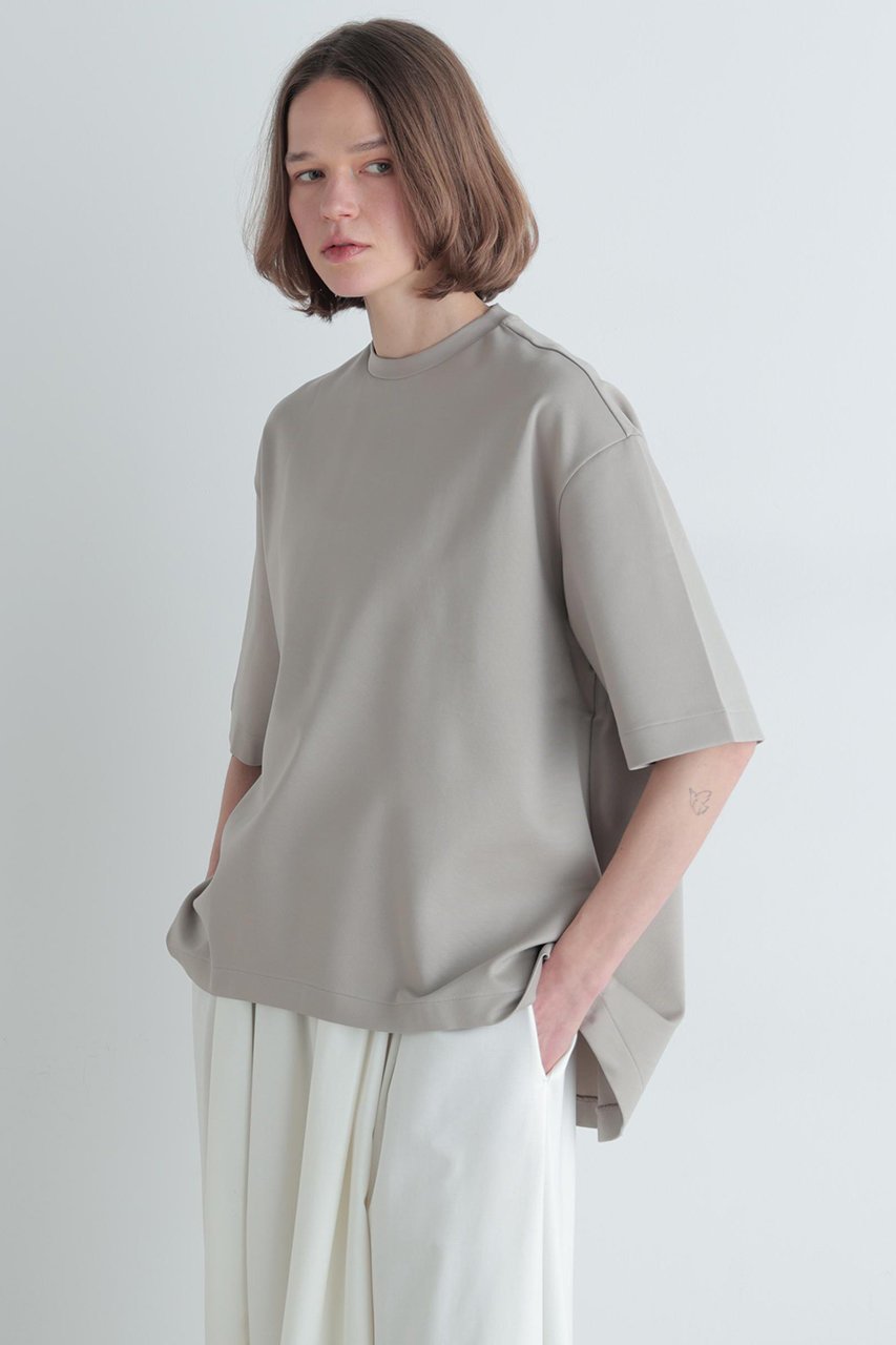 【ル フィル/LE PHIL】のハイネックBIG Tシャツ 人気、トレンドファッション・服の通販 founy(ファニー) 　ファッション　Fashion　レディースファッション　Fashion for Women　トップス・カットソー　Cut & Sew Tops　シャツ・ブラウス・オフィスカジュアル　Elegant Blouses & Button-Ups　ロングTシャツ・Tシャツ　Longline T-Shirts & Tees　カットソー・ベーシックTシャツ　Cut-and-Sewn Tops / Stretch Tees & Basics　ショート　Short, Short Length　シンプル　Simple, Minimal　スリーブ　Sleeve, Long Sleeve / Short Sleeve　ハイネック　High Neck, Mock Neck　ビッグ　Big, Oversized　ボトム　Bottoms, Lower Wear　ワイド　Wide, Wide Fit　再入荷　Restock / Back in Stock　other-4|ID: prp329100004930366 ipo3291000000037003694