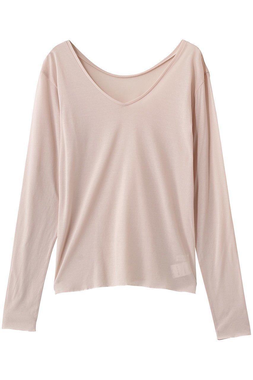 【マルティニーク/martinique】のハイツイストシアープルオーバー インテリア・キッズ・メンズ・レディースファッション・服の通販 founy(ファニー) 　ファッション　Fashion　レディースファッション　Fashion for Women　トップス・カットソー　Cut & Sew Tops　シャツ・ブラウス・オフィスカジュアル　Elegant Blouses & Button-Ups　ロングTシャツ・Tシャツ　Longline T-Shirts & Tees　カジュアルプルオーバー・ニットトップス　Pullovers & Knit Tops / Casual Pullovers　カットソー・ベーシックTシャツ　Cut-and-Sewn Tops / Stretch Tees & Basics　インナー　Innerwear　キャミワンピース　Cami Dress, Slip Dress　シアー　Sheer, See-Through　ジャケット　Jacket, Outerwear　スリーブ　Sleeve, Long Sleeve / Short Sleeve　ツイスト　Tweed, Tweed Fabric　ロング　Long, Long-Length　夏　Summer　ピンク|ID: prp329100004930367 ipo3291000000037003709