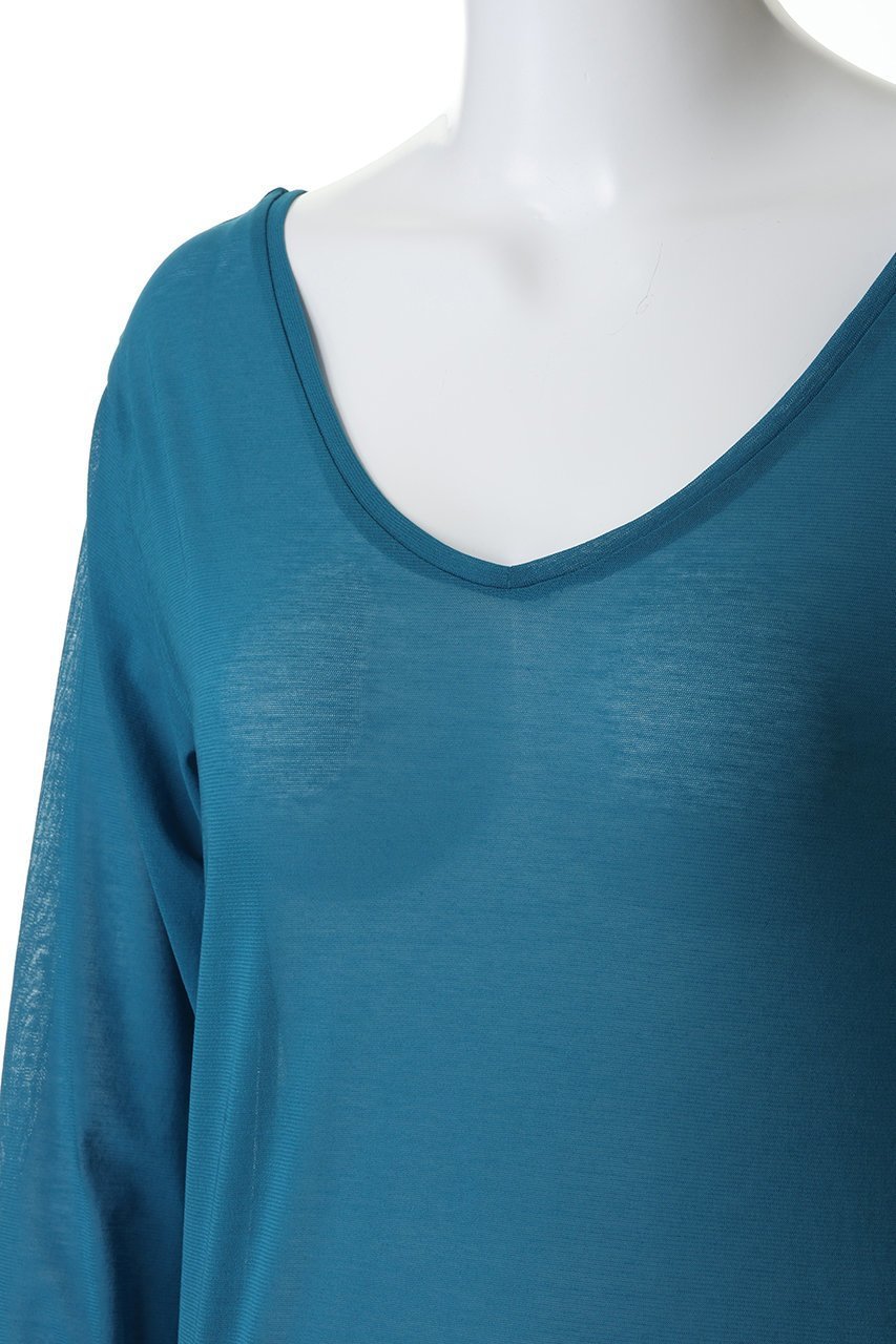 【マルティニーク/martinique】のハイツイストシアープルオーバー 人気、トレンドファッション・服の通販 founy(ファニー) 　ファッション　Fashion　レディースファッション　Fashion for Women　トップス・カットソー　Cut & Sew Tops　シャツ・ブラウス・オフィスカジュアル　Elegant Blouses & Button-Ups　ロングTシャツ・Tシャツ　Longline T-Shirts & Tees　カジュアルプルオーバー・ニットトップス　Pullovers & Knit Tops / Casual Pullovers　カットソー・ベーシックTシャツ　Cut-and-Sewn Tops / Stretch Tees & Basics　インナー　Innerwear　キャミワンピース　Cami Dress, Slip Dress　シアー　Sheer, See-Through　ジャケット　Jacket, Outerwear　スリーブ　Sleeve, Long Sleeve / Short Sleeve　ツイスト　Tweed, Tweed Fabric　ロング　Long, Long-Length　夏　Summer　other-5|ID: prp329100004930367 ipo3291000000037003720