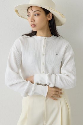 【ウィムガゼット/Whim Gazette】のサーマルヘンリープルオーバー 人気、トレンドファッション・服の通販 founy(ファニー) ファッション Fashion レディースファッション Fashion for Women トップス・カットソー Cut & Sew Tops シャツ・ブラウス・オフィスカジュアル Elegant Blouses & Button-Ups ロングTシャツ・Tシャツ Longline T-Shirts & Tees カジュアルプルオーバー・ニットトップス Pullovers & Knit Tops / Casual Pullovers カットソー・ベーシックTシャツ Cut-and-Sewn Tops / Stretch Tees & Basics スリーブ Sleeve, Long Sleeve / Short Sleeve ロング Long, Long-Length ワッフル Waffle, Waffle Knit 新作・新入荷 New Arrivals / New In |ID:prp329100004930369