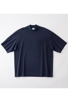 【グッド ピープル グッド ステッチング グッド プロダクト/GOOD PEOPLE GOOD STITCHING GOOD PRODUCT】の【UNISEX】モックネック ショートスリーブ Tシャツ 人気、トレンドファッション・服の通販 founy(ファニー) ファッション Fashion レディースファッション Fashion for Women トップス・カットソー Cut & Sew Tops シャツ・ブラウス・オフィスカジュアル Elegant Blouses & Button-Ups ロングTシャツ・Tシャツ Longline T-Shirts & Tees カットソー・ベーシックTシャツ Cut-and-Sewn Tops / Stretch Tees & Basics ユニセックス Unisex, Genderless インナー Innerwear ショート Short, Short Length スリーブ Sleeve, Long Sleeve / Short Sleeve ハーフ Half, Half-Length モックネック Mock Neck, Short Turtleneck ワイド Wide, Wide Fit 定番 Standard, Basic Item thumbnail ネイビー|ID: prp329100004930382 ipo3291000000037003862