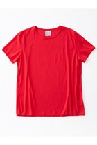 【グッド ピープル グッド ステッチング グッド プロダクト/GOOD PEOPLE GOOD STITCHING GOOD PRODUCT】のクルーネック ショートスリーブ Tシャツ 人気、トレンドファッション・服の通販 founy(ファニー) ファッション Fashion レディースファッション Fashion for Women トップス・カットソー Cut & Sew Tops シャツ・ブラウス・オフィスカジュアル Elegant Blouses & Button-Ups ロングTシャツ・Tシャツ Longline T-Shirts & Tees カットソー・ベーシックTシャツ Cut-and-Sewn Tops / Stretch Tees & Basics インナー Innerwear シアー Sheer, See-Through ショート Short, Short Length ストレッチ Stretch, Stretchy Fabric スリーブ Sleeve, Long Sleeve / Short Sleeve 定番 Standard, Basic Item thumbnail ピンクレッド|ID: prp329100004930386 ipo3291000000037003919
