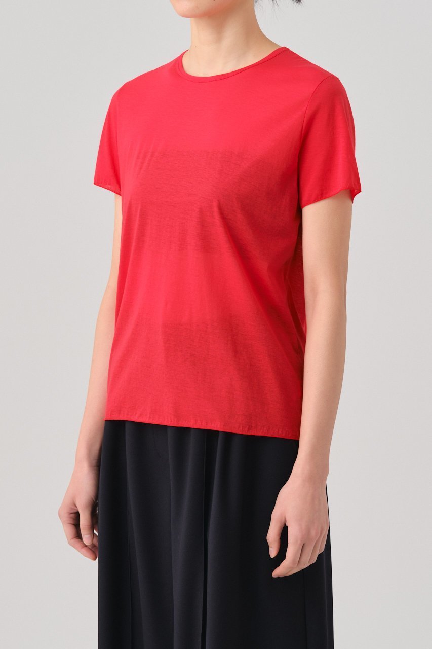 【グッド ピープル グッド ステッチング グッド プロダクト/GOOD PEOPLE GOOD STITCHING GOOD PRODUCT】のクルーネック ショートスリーブ Tシャツ 人気、トレンドファッション・服の通販 founy(ファニー) 　ファッション　Fashion　レディースファッション　Fashion for Women　トップス・カットソー　Cut & Sew Tops　シャツ・ブラウス・オフィスカジュアル　Elegant Blouses & Button-Ups　ロングTシャツ・Tシャツ　Longline T-Shirts & Tees　カットソー・ベーシックTシャツ　Cut-and-Sewn Tops / Stretch Tees & Basics　インナー　Innerwear　シアー　Sheer, See-Through　ショート　Short, Short Length　ストレッチ　Stretch, Stretchy Fabric　スリーブ　Sleeve, Long Sleeve / Short Sleeve　定番　Standard, Basic Item　other-4|ID: prp329100004930386 ipo3291000000037003926