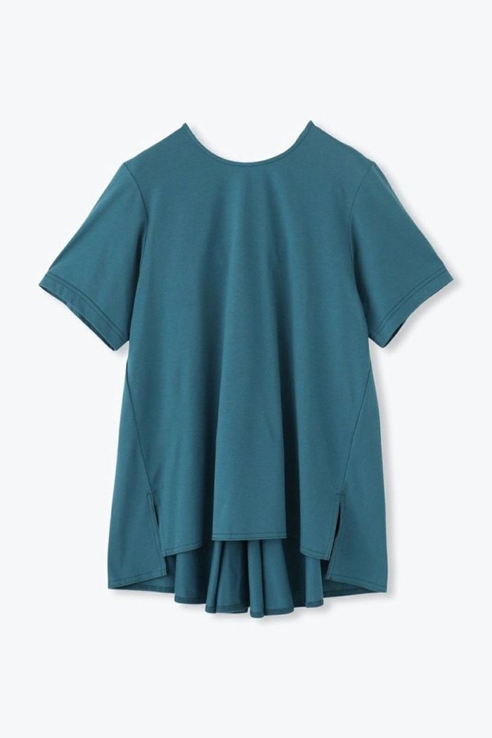 【レリル/lelill】のバックギャザーTシャツ インテリア・キッズ・メンズ・レディースファッション・服の通販 founy(ファウニー) https://founy.com/ ファッション Fashion レディースファッション Fashion for Women トップス・カットソー Cut & Sew Tops シャツ・ブラウス・オフィスカジュアル Elegant Blouses & Button-Ups ロングTシャツ・Tシャツ Longline T-Shirts & Tees カットソー・ベーシックTシャツ Cut-and-Sewn Tops / Stretch Tees & Basics おすすめ Recommended / Our Picks ギャザー Gathered, Ruffled ショート Short, Short Length スリット Slit, Slit Detail スリーブ Sleeve, Long Sleeve / Short Sleeve リラックス Relax, Relaxed Fit ワイド Wide, Wide Fit |ID: prp329100004930395 ipo3291000000037004030