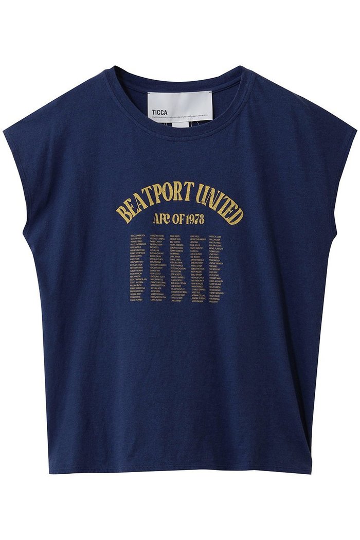 【ティッカ/TICCA】のBEATPORTフレンチTシャツ インテリア・キッズ・メンズ・レディースファッション・服の通販 founy(ファウニー) https://founy.com/ ファッション Fashion レディースファッション Fashion for Women トップス・カットソー Cut & Sew Tops シャツ・ブラウス・オフィスカジュアル Elegant Blouses & Button-Ups ロングTシャツ・Tシャツ Longline T-Shirts & Tees カットソー・ベーシックTシャツ Cut-and-Sewn Tops / Stretch Tees & Basics インナー Innerwear ショート Short, Short Length ジャケット Jacket, Outerwear スリーブ Sleeve, Long Sleeve / Short Sleeve フレンチ French, French Style フロント Front, Front Design 夏 Summer 定番 Standard, Basic Item 新作・新入荷 New Arrivals / New In |ID: prp329100004930445 ipo3291000000037004498