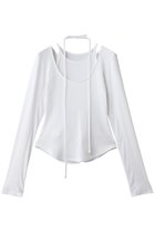 【メゾンスペシャル/MAISON SPECIAL】のLayered Rib Top/レイヤードリブトップス WHT(ホワイト)|ID: prp329100004930455 ipo3291000000037004619