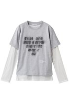 【メゾンスペシャル/MAISON SPECIAL】のOpen Heart Layered T-Shirt/オープンハートレイヤードTシャツ GRY(グレー)|ID: prp329100004930459 ipo3291000000037004705