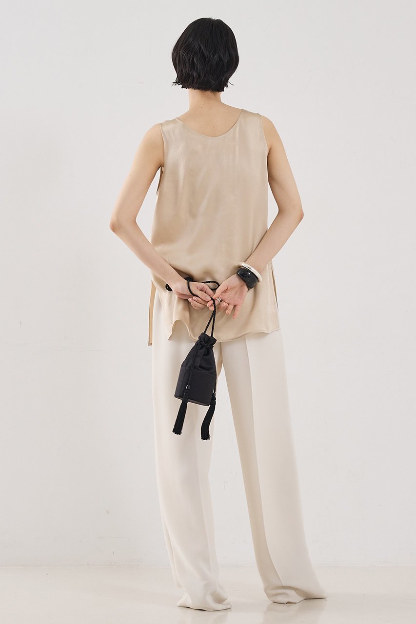 【ザ ストア バイ シー/THE STORE by C】の【COCUCA】シルクタンクトップ 人気、トレンドファッション・服の通販 founy(ファニー) 　ファッション　Fashion　レディースファッション　Fashion for Women　トップス・カットソー　Cut & Sew Tops　キャミソール&ノースリーブ　Camisoles & Sleeveless Tops　シャツ・ブラウス・オフィスカジュアル　Elegant Blouses & Button-Ups　ロングTシャツ・Tシャツ　Longline T-Shirts & Tees　カットソー・ベーシックTシャツ　Cut-and-Sewn Tops / Stretch Tees & Basics　インナー　Innerwear　エレガント 上品　Elegant　キャミソール　Camisole, Spaghetti Strap Top　サテン　Satin, Glossy Fabric　シルク　Silk, 100% Silk　シンプル　Simple, Minimal　タンク　Tank Top, Sleeveless Top　ドレープ　Drape, Draping Fabric　パウダー　Powder, Soft Tone　ベーシック　Basic, Essential　other-7|ID: prp329100004930473 ipo3291000000037004905