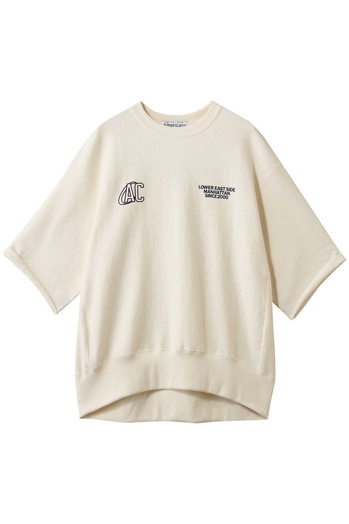 【アメリカーナ/Americana】のCUT OFF リバースウィーブスウェット インテリア・キッズ・メンズ・レディースファッション・服の通販 founy(ファニー) https://founy.com/ ファッション Fashion レディースファッション Fashion for Women トップス・カットソー Cut & Sew Tops シャツ・ブラウス・オフィスカジュアル Elegant Blouses & Button-Ups レディースパーカー・カジュアルフーディー Casual Hoodies & Sweatshirts ロングTシャツ・Tシャツ Longline T-Shirts & Tees スウェット・クルーネックトップス Sweatshirts & Crewnecks / Relaxed Fit Sweat Tops カットソー・ベーシックTシャツ Cut-and-Sewn Tops / Stretch Tees & Basics カットオフ Cut-Off Design ショート Short, Short Length スウェット / スエット Sweatshirt, Sweatwear スリーブ Sleeve, Long Sleeve / Short Sleeve トレンド Trend, Trending Now フロント Front, Front Design プリント Print, Printed Pattern リラックス Relax, Relaxed Fit |ID: prp329100004930476 ipo3291000000037004929