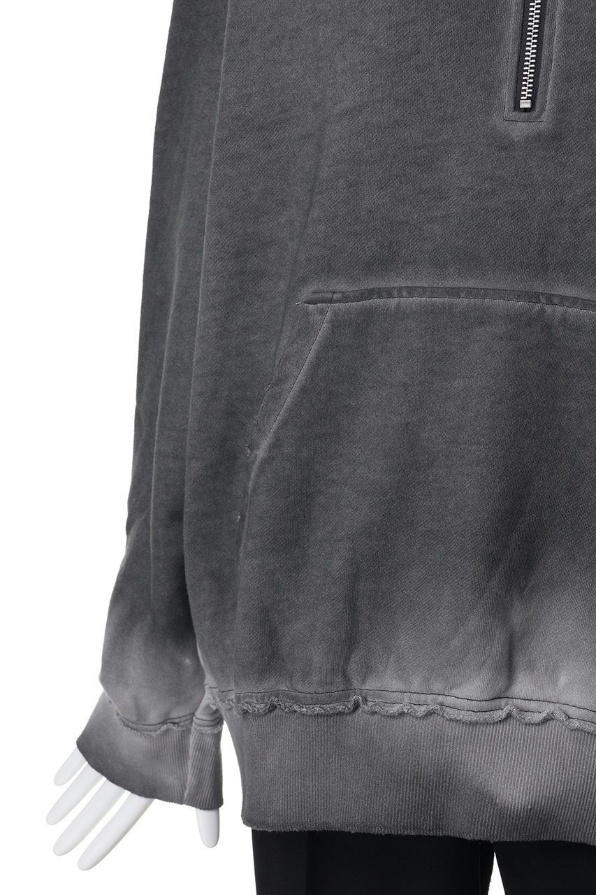 【メゾンスペシャル/MAISON SPECIAL】の【UNISEX】DEEP FRONT ハーフジップパーカーPO 人気、トレンドファッション・服の通販 founy(ファニー) 　ファッション　Fashion　レディースファッション　Fashion for Women　トップス・カットソー　Cut & Sew Tops　シャツ・ブラウス・オフィスカジュアル　Elegant Blouses & Button-Ups　レディースパーカー・カジュアルフーディー　Casual Hoodies & Sweatshirts　ロングTシャツ・Tシャツ　Longline T-Shirts & Tees　スウェット・クルーネックトップス　Sweatshirts & Crewnecks / Relaxed Fit Sweat Tops　カットソー・ベーシックTシャツ　Cut-and-Sewn Tops / Stretch Tees & Basics　ユニセックス　Unisex, Genderless　インナー　Innerwear　カットオフ　Cut-Off Design　ダメージ　Distressed, Destroyed　リラックス　Relax, Relaxed Fit　other-6|ID: prp329100004930482 ipo3291000000037005026