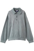 【メゾンスペシャル/MAISON SPECIAL】の【UNISEX】DEEP FRONT ポロスウェットPO S.BLU(スカイブルー)|ID: prp329100004930483 ipo3291000000037005032