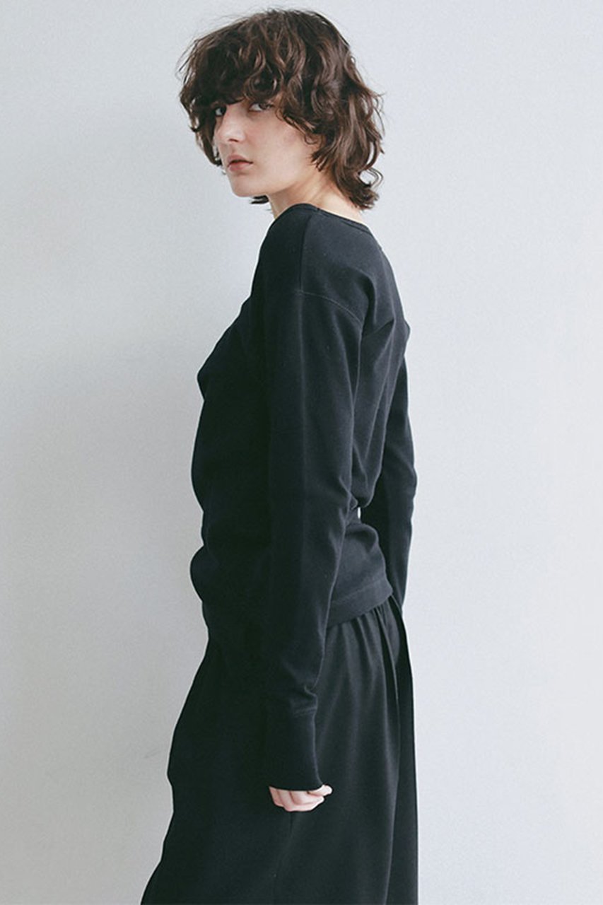 【エトレトウキョウ/ETRE TOKYO】のオーガニックコットンUネックロンTee 人気、トレンドファッション・服の通販 founy(ファニー) 　ファッション　Fashion　レディースファッション　Fashion for Women　トップス・カットソー　Cut & Sew Tops　シャツ・ブラウス・オフィスカジュアル　Elegant Blouses & Button-Ups　ロングTシャツ・Tシャツ　Longline T-Shirts & Tees　カットソー・ベーシックTシャツ　Cut-and-Sewn Tops / Stretch Tees & Basics　インナー　Innerwear　カーディガン　Cardigan, Knitwear　ジャケット　Jacket, Outerwear　スリーブ　Sleeve, Long Sleeve / Short Sleeve　デコルテ　Décolleté, Neckline　デニム　Denim, Jeans Material　なめらか　Smooth, Silky Texture　バランス　Balance, Style Balance　フィット　Fit, Slim Fit　ロング　Long, Long-Length　ワイド　Wide, Wide Fit　other-2|ID: prp329100004930490 ipo3291000000037005137