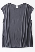 【グッド ピープル グッド ステッチング グッド プロダクト/GOOD PEOPLE GOOD STITCHING GOOD PRODUCT】のサイドスリット フレンチスリーブ Tシャツ 人気、トレンドファッション・服の通販 founy(ファニー) ファッション Fashion レディースファッション Fashion for Women トップス・カットソー Cut & Sew Tops シャツ・ブラウス・オフィスカジュアル Elegant Blouses & Button-Ups ロングTシャツ・Tシャツ Longline T-Shirts & Tees カットソー・ベーシックTシャツ Cut-and-Sewn Tops / Stretch Tees & Basics シアー Sheer, See-Through ショート Short, Short Length シルキー Silky, Smooth Texture ストレッチ Stretch, Stretchy Fabric スリット Slit, Slit Detail スリーブ Sleeve, Long Sleeve / Short Sleeve フレンチ French, French Style 定番 Standard, Basic Item thumbnail チャコール|ID: prp329100004930497 ipo3291000000037005229