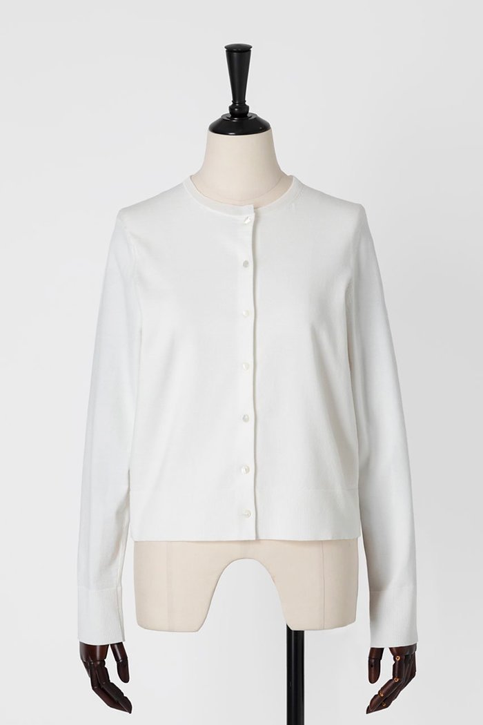 【オーヴィル/EAUVIRE】のシアー付属付きクルーネックカーディガン インテリア・キッズ・メンズ・レディースファッション・服の通販 founy(ファニー) https://founy.com/ ファッション Fashion レディースファッション Fashion for Women トップス・カットソー Cut & Sew Tops カーディガン・羽織り Layered Style Cardigans シャツ・ブラウス・オフィスカジュアル Elegant Blouses & Button-Ups ロングTシャツ・Tシャツ Longline T-Shirts & Tees カットソー・ベーシックTシャツ Cut-and-Sewn Tops / Stretch Tees & Basics おすすめ Recommended / Our Picks イタリア Italy カッティング Cutting Detail カーディガン Cardigan, Knitwear シアー Sheer, See-Through ストレッチ Stretch, Stretchy Fabric 軽量 Lightweight, Ultra Light |ID: prp329100004930503 ipo3291000000037005351