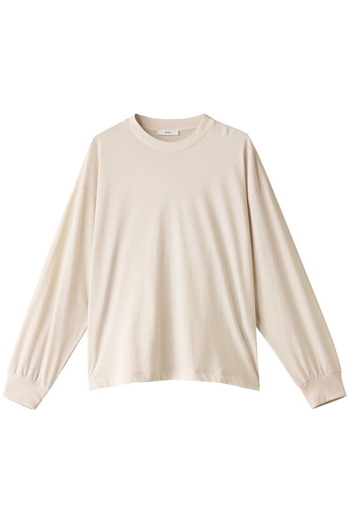 【エイトン/ATON】のFRESCA ヌバック ロングスリーブ Tシャツ インテリア・キッズ・メンズ・レディースファッション・服の通販 founy(ファウニー) https://founy.com/ ファッション Fashion レディースファッション Fashion for Women トップス・カットソー Cut & Sew Tops シャツ・ブラウス・オフィスカジュアル Elegant Blouses & Button-Ups ロングTシャツ・Tシャツ Longline T-Shirts & Tees カットソー・ベーシックTシャツ Cut-and-Sewn Tops / Stretch Tees & Basics インド Indian Textile シンプル Simple, Minimal スリーブ Sleeve, Long Sleeve / Short Sleeve ロング Long, Long-Length |ID: prp329100004930506 ipo3291000000037005368
