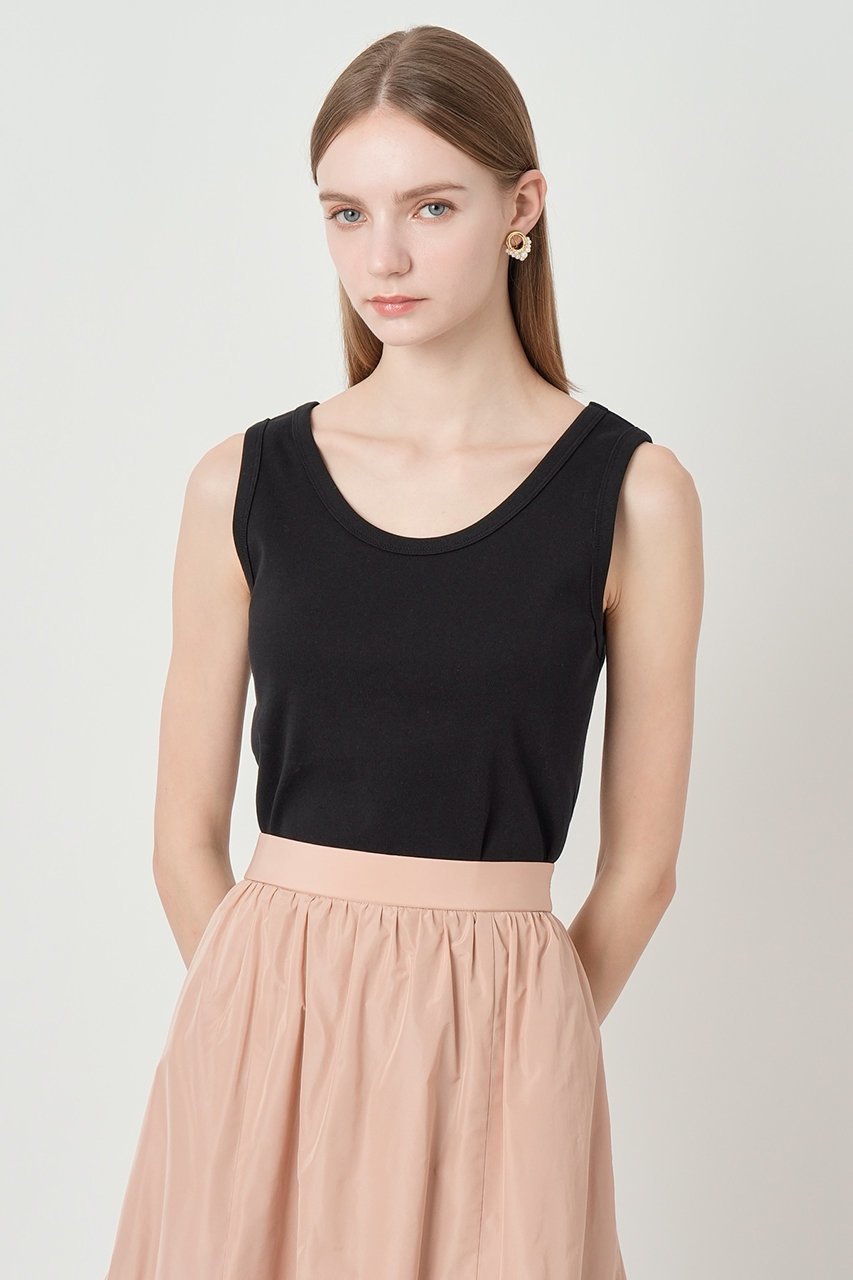 【アナイ/ANAYI】のプレミアムフライスタンクトップ 人気、トレンドファッション・服の通販 founy(ファニー) 　ファッション　Fashion　レディースファッション　Fashion for Women　トップス・カットソー　Cut & Sew Tops　キャミソール&ノースリーブ　Camisoles & Sleeveless Tops　シャツ・ブラウス・オフィスカジュアル　Elegant Blouses & Button-Ups　ロングTシャツ・Tシャツ　Longline T-Shirts & Tees　カットソー・ベーシックTシャツ　Cut-and-Sewn Tops / Stretch Tees & Basics　インナー　Innerwear　キャミソール　Camisole, Spaghetti Strap Top　シンプル　Simple, Minimal　タンク　Tank Top, Sleeveless Top　ベーシック　Basic, Essential　other-6|ID: prp329100004930516 ipo3291000000037005509