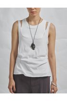 【ウィムガゼット/Whim Gazette】の【GEMINI】マルチwayノースリーブカットソー オフホワイト|ID:prp329100004930520