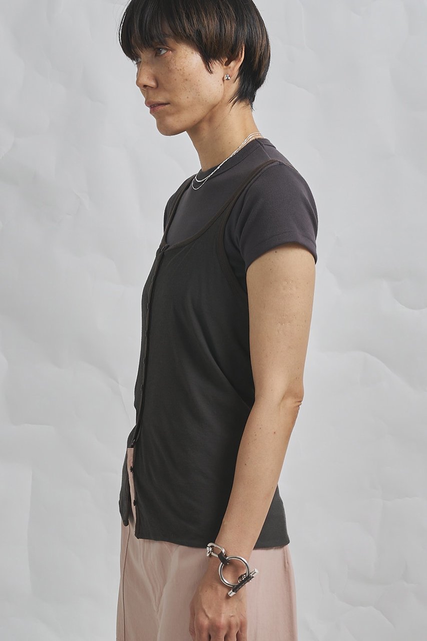 【ウィムガゼット/Whim Gazette】の【GEMINI】マルチwayノースリーブカットソー 人気、トレンドファッション・服の通販 founy(ファニー) 　ファッション　Fashion　レディースファッション　Fashion for Women　トップス・カットソー　Cut & Sew Tops　キャミソール&ノースリーブ　Camisoles & Sleeveless Tops　シャツ・ブラウス・オフィスカジュアル　Elegant Blouses & Button-Ups　ロングTシャツ・Tシャツ　Longline T-Shirts & Tees　カットソー・ベーシックTシャツ　Cut-and-Sewn Tops / Stretch Tees & Basics　おすすめ　Recommended / Our Picks　インナー　Innerwear　キャミソール　Camisole, Spaghetti Strap Top　タンク　Tank Top, Sleeveless Top　夏　Summer　other-2|ID: prp329100004930520 ipo3291000000037005558