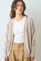 【ウィムガゼット/Whim Gazette】のボタンカーディガン グレージュ|ID: prp329100004930538 ipo3291000000037005778