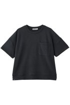 【ベアフット ドリームズ/BAREFOOT DREAMS】のブラッシュドフリース ドロップドショルダー ショートスリーブプルオーバー ネイビー|ID: prp329100004930540 ipo3291000000037005798