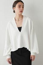 【ウィムガゼット/Whim Gazette】のスウェットVネックプルオーバー2 オフホワイト|ID: prp329100004930541 ipo3291000000037005811