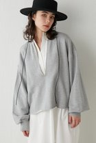 【ウィムガゼット/Whim Gazette】のスウェットVネックプルオーバー2 グレー|ID: prp329100004930541 ipo3291000000037005815