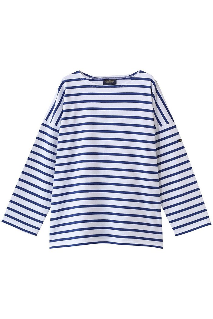 【エリオポール/heliopole】の【Le Minor】AMIE カットソー インテリア・キッズ・メンズ・レディースファッション・服の通販 founy(ファウニー) https://founy.com/ ファッション Fashion レディースファッション Fashion for Women トップス・カットソー Cut & Sew Tops シャツ・ブラウス・オフィスカジュアル Elegant Blouses & Button-Ups ロングTシャツ・Tシャツ Longline T-Shirts & Tees カットソー・ベーシックTシャツ Cut-and-Sewn Tops / Stretch Tees & Basics カットソー Cut and Sewn Top ショート Short, Short Length スリーブ Sleeve, Long Sleeve / Short Sleeve フランス France, French ボーダー Border, Stripe 夏 Summer 春 Spring S/S・春夏 SS, Spring/Summer, Warm Season 長袖 Long Sleeve, Full Sleeve |ID: prp329100004930551 ipo3291000000037005911