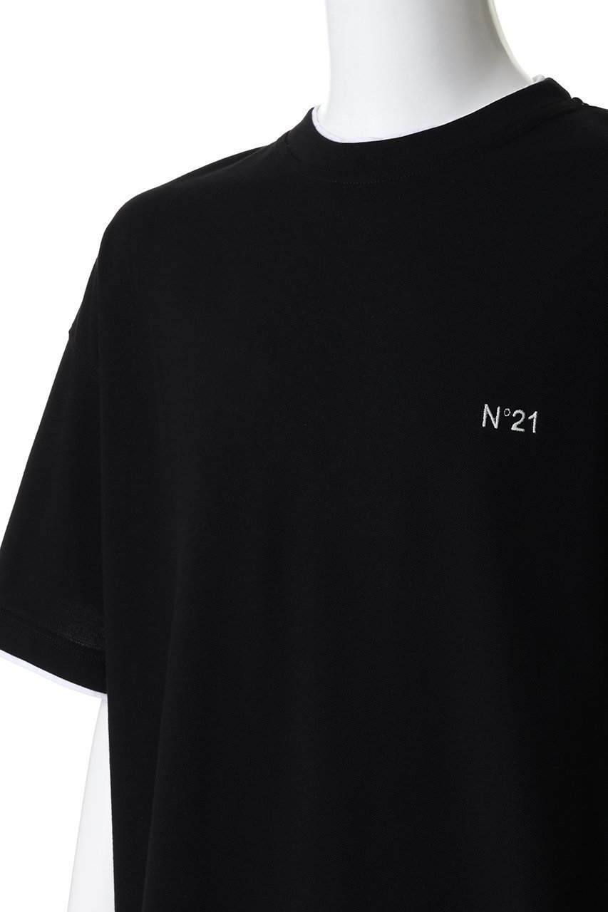 【ヌメロ ヴェントゥーノ/N°21 / MEN】の【MEN】レイヤード ライク Tシャツ 人気、トレンドファッション・服の通販 founy(ファニー) 　ファッション　Fashion　メンズファッション　Fashion for Men　トップス・カットソー　Cut & Sew Tops　メンズシャツ　Shirts　ショート　Short, Short Length　スリーブ　Sleeve, Long Sleeve / Short Sleeve　ベーシック　Basic, Essential　ボトム　Bottoms, Lower Wear　other-5|ID: prp329100004930570 ipo3291000000037006120